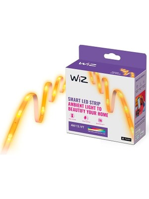 Ayarlanabilir Beyaz ve Renkli LED Şerit, 4 M, Type-C, 16 Milyon Renk, Wlan Üzerinden Uygulama/ses ile Akıllı Kontrol