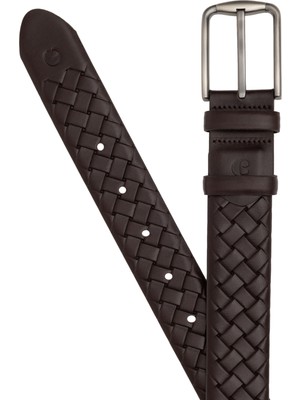 Cacharel Erkek Kahverengi Spor Deri Kemer 50288097-VR029