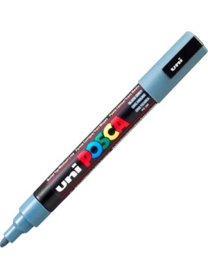 Uniball Posca (1.8-2.5) Su Bazlı Boyama Markörü Kurşun Gri ( N ) (Uni-Pc-5m)
