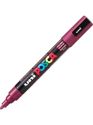 Uniball Posca (1.8-2.5) Su Bazlı Boyama Markörü Şarap Kırmızı ( N ) (Uni-Pc-5m)