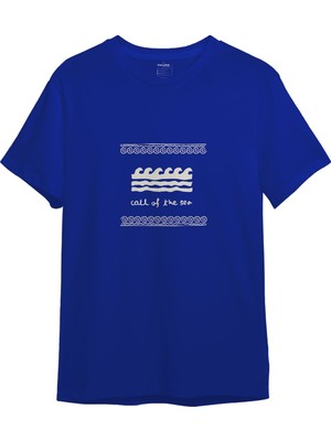 The Lucid Lab Call Of The Sea Tişört - Mavi