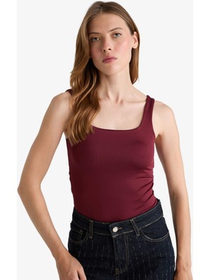 DeFacto Kare Yaka Basic Çıtçıtlı Body F8245AX25AU