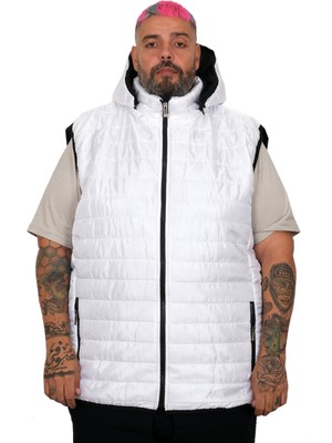 Mode Xl Battal Beden Erkek Kapitone Yelek 25709