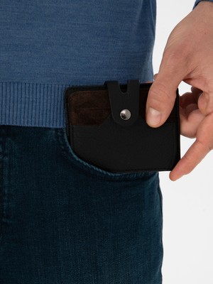 Cacharel Erkek Siyah %100 Deri Kartlık 50316497-VR046