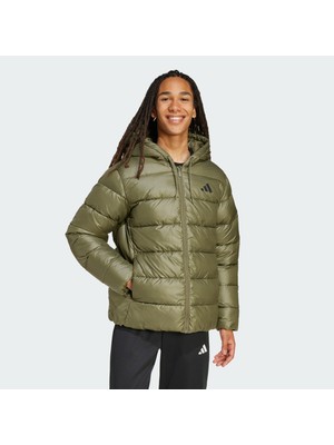 Adidas Sportswear JW2979 Essentials Clımawarm Synthetic Down Puffer Hooded Jackets