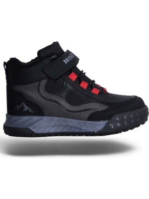 Moda Ayakkabı Visco 064 Siyah-Füme Erkek Çocuk Kışlık Bot Ayakkabı