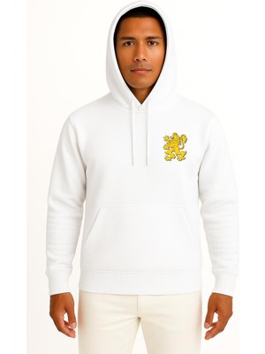 Bahriyeli Collection Kapüşonlu Coat Of Arms Of Bulgaria Lion Cep ve Sırt Tasarımlı Unisex Sweatshirt