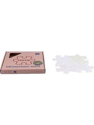 Mena Rise Muffik Lets Glow - Işıldayan Mini Set - Karanlıkta Parlayan 4'lü Ortopedik Duyu Matı - Bebek ve Çocuklar Için Gece Lambası Özellikli Gelişim Matı