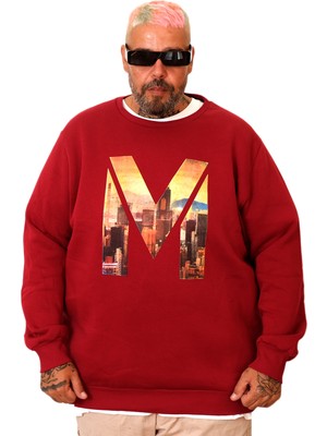 Mode Xl Büyük Beden Erkek Sweat Bisiklet M U25807