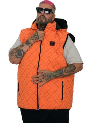 Mode Xl Battal Beden Erkek Kapitone Yelek 25713
