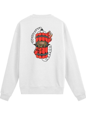 Colermi Zamanlayıcı Sırt Baskılı Unisex Sweatshirt
