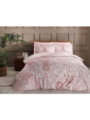 Taç Dijital Saten Çift Kişilik Nevresim Takımı