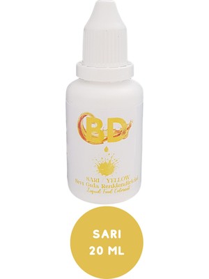 Deniz Parti Bd Sıvı Gıda Boyası 20 ml Sarı