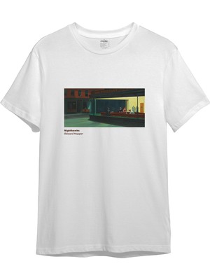 The Lucid Lab Nighthawks Tişört - Beyaz