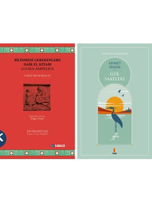 Kapı Yayınları Bilinmesi Gerekenlere Dair El Kitabı + Göl Saatleri