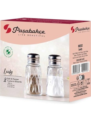 Misda Store 80232 Leafy 2 Li Tuzluk-Biberlik Set 100 cc