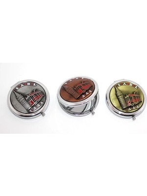 Ronanna Metal Istanbul Temalı Kabartmalı El Aynası