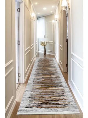 Bazaar Forum Pamuk Taban Dijital Baskı Kaymaz Tüy Dökmeyen Makinada Yıkanabilir Salon Halısı Mutfak Halısı