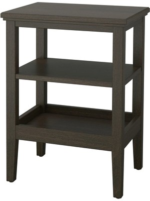 IKEA Idanas Yan Sehpa Koyu Kahve 46 x 36 cm