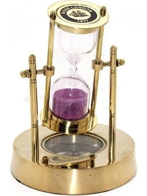 Ronanna Pirinç Pusulalı Kum Saati Model 1