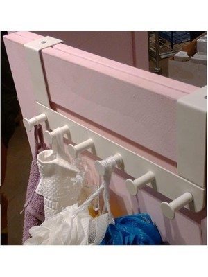 Enudden Kapı Askısı Kancaları Beyaz Metal Robe Havlu Kemerleri