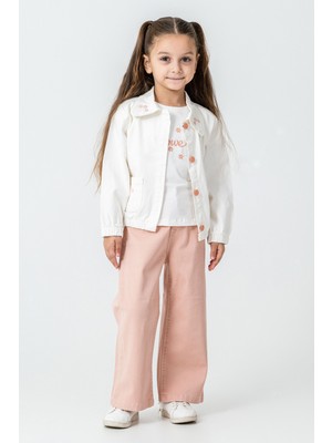 Kinderos Flowers Nakışlı Kız Çocuk 3\'lü Takım - 26K 6355