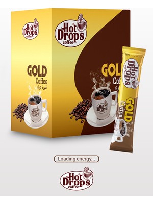Hot Drops Gold Kahve (100 Gr) 50 ADET X 2 Gr, Granül Hazır Kahve