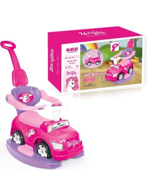 Dolu Oyuncak Unıcorn Araba 4 Ü 1 Arada