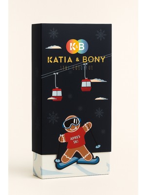 Unisex Snowboard Kutulu 2'li Soket Çorap