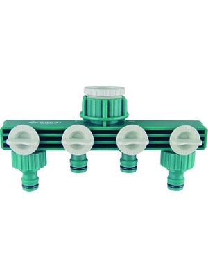 Misda Store Expert 55257 Dörtlü (4'lü) Vanalı Su Musluk Dağıtıcı Adaptörü