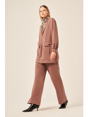 Ftz Women Kadın Iki Ip Takım  Kahve 31202