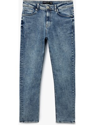 Koton Pamuklu Normal Bel Slim Fit Jean Pantolon - Brad Jean