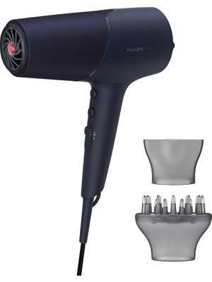 Misda Store Saç Kurutma Makinesi, Thermoshield Isı Koruması, 4 Kat Iyonik Bakım, 110 Km/s Hava Akışı,%20 Daha Hızlı Kurutma, 3 Isı ve 2 Hız Ayarı, Soğuk Hava Üfleme, 2300W Güçlü Performans, BHD510/10