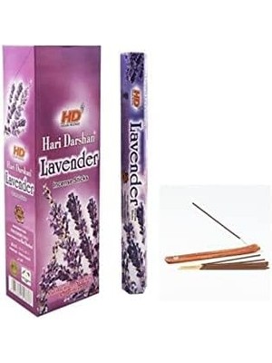 Darshan 20 Adet Tütsü Farklı Aromalar + 1 Adet Işlemeli Tütsü Kayık Hediye (Lavanta)