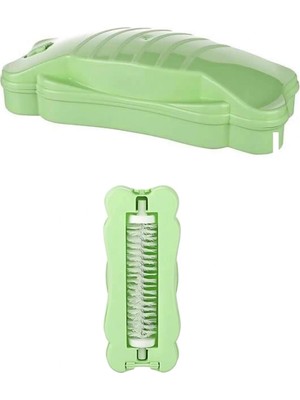 Litaetrend Kelebek Tasarımlı Tek Fırçalı Gırgır 17X7X4 cm Yeşil