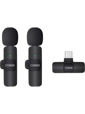 Misda Store Kablosuz Ikili Yaka Mikrofonu Type C 2 Li Mikrofon Youtube Tik Tok Vlog