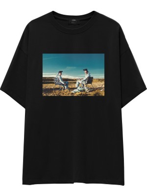 The Lucid Lab Breaking Bad Oversize Tişört - Siyah
