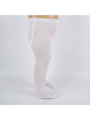 Litaetrend Bebek Pamuklu Külotlu Çorap Beyaz