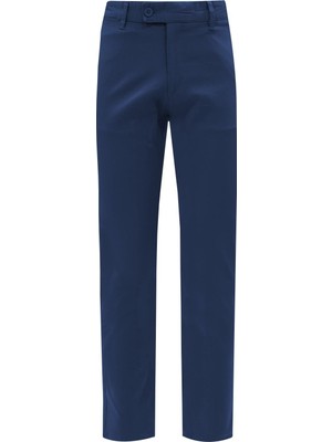 Uki Indigo Comfort Fit Chino Pantolon