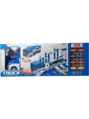 Ctoy Oyuncak Işıklı Müzikli Taşıyıcı Polis Tır CTOY-660-S17