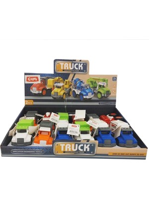 Ctoy Oyuncak Sürtmeli Damperli Kamyonlar CTOY-7756S-2