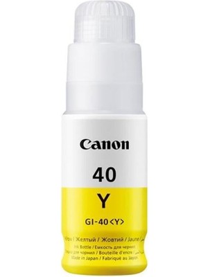 Canon GI-40Y Yellow Sarı Şişe Mürekkep G6040-G5040
