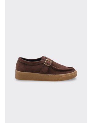 Shoemark Alive Kahve Süet Kadın Loafer