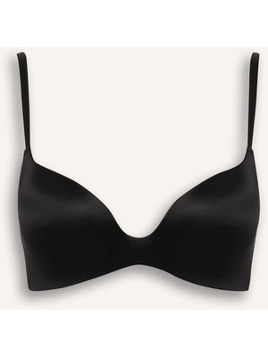 DeFacto Saten Kaplı Yarım Dolgulu Balensiz Tişört Bra F7607AX25WN