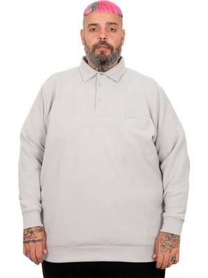 Mode Xl Büyük Beden Erkek Polo Waffle Kazak U25821