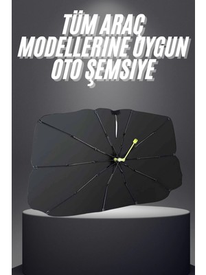 Ronanna Yeni Nesil Tüm Araç Modellerine Uygun Oto Şemsiye Katlanabilir Uv Işınlarına Karşı