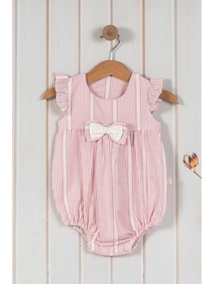 Dinamik çocuk %100 Pamuk Kız Bebek/yenidoğan Fiyonklu Alttan Çıtçıtlı Badi/body