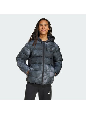 Adidas Sportswear JV7714 Essentials CLIMAWARM Sentetik Dolgulu Şişme Kapüşonlu Mont