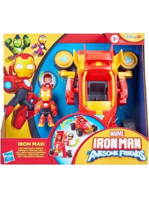Marvel G1258 Iron Man ve Muhteşem Arkadaşları 2'si 1 Arada Araç Seti G1474