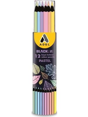 Blackline Pastel Renkler Boya Kalemi 12 Renk